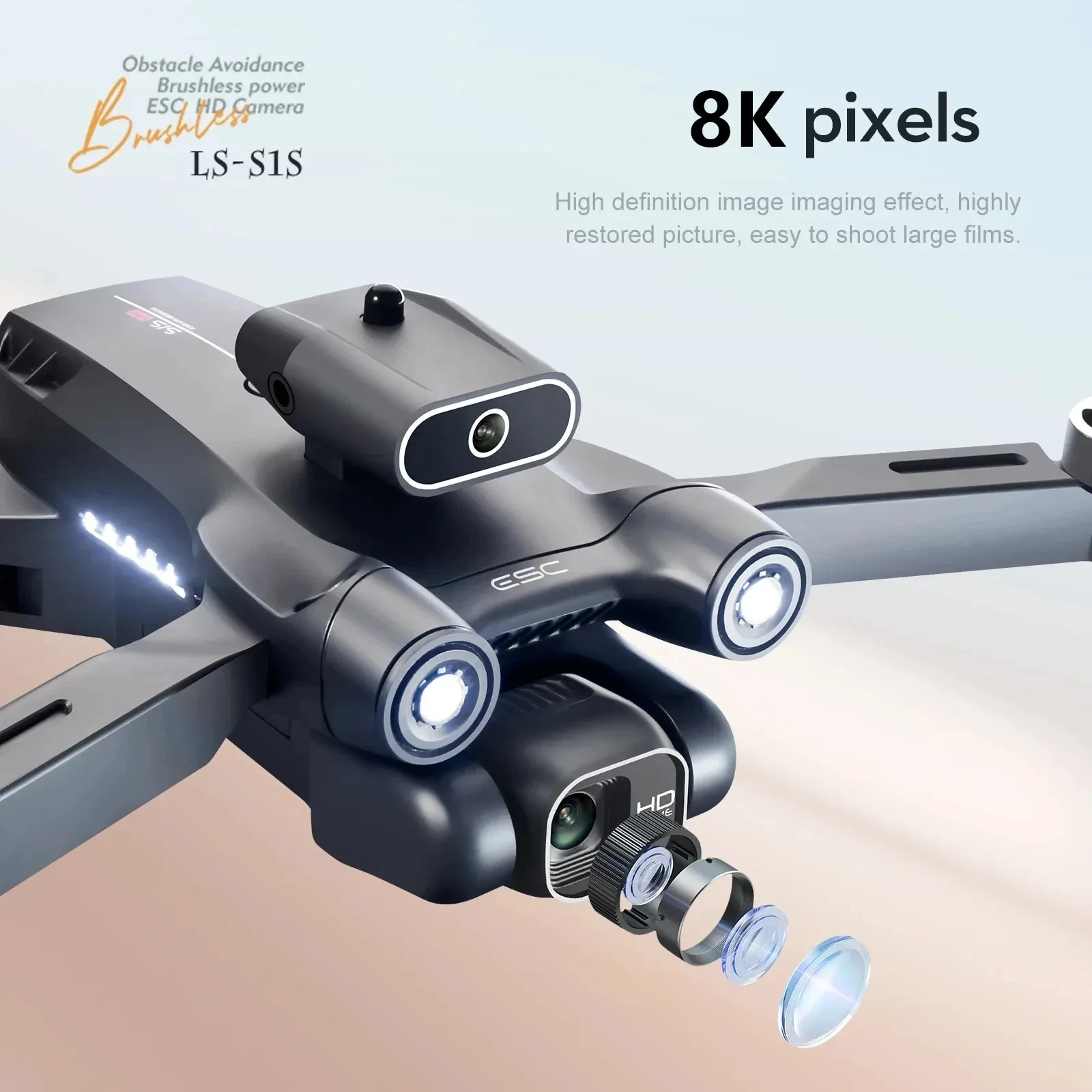طائرة بدون طيار احترافية بدون  - مراجعة Drone Camera 4K وسعره