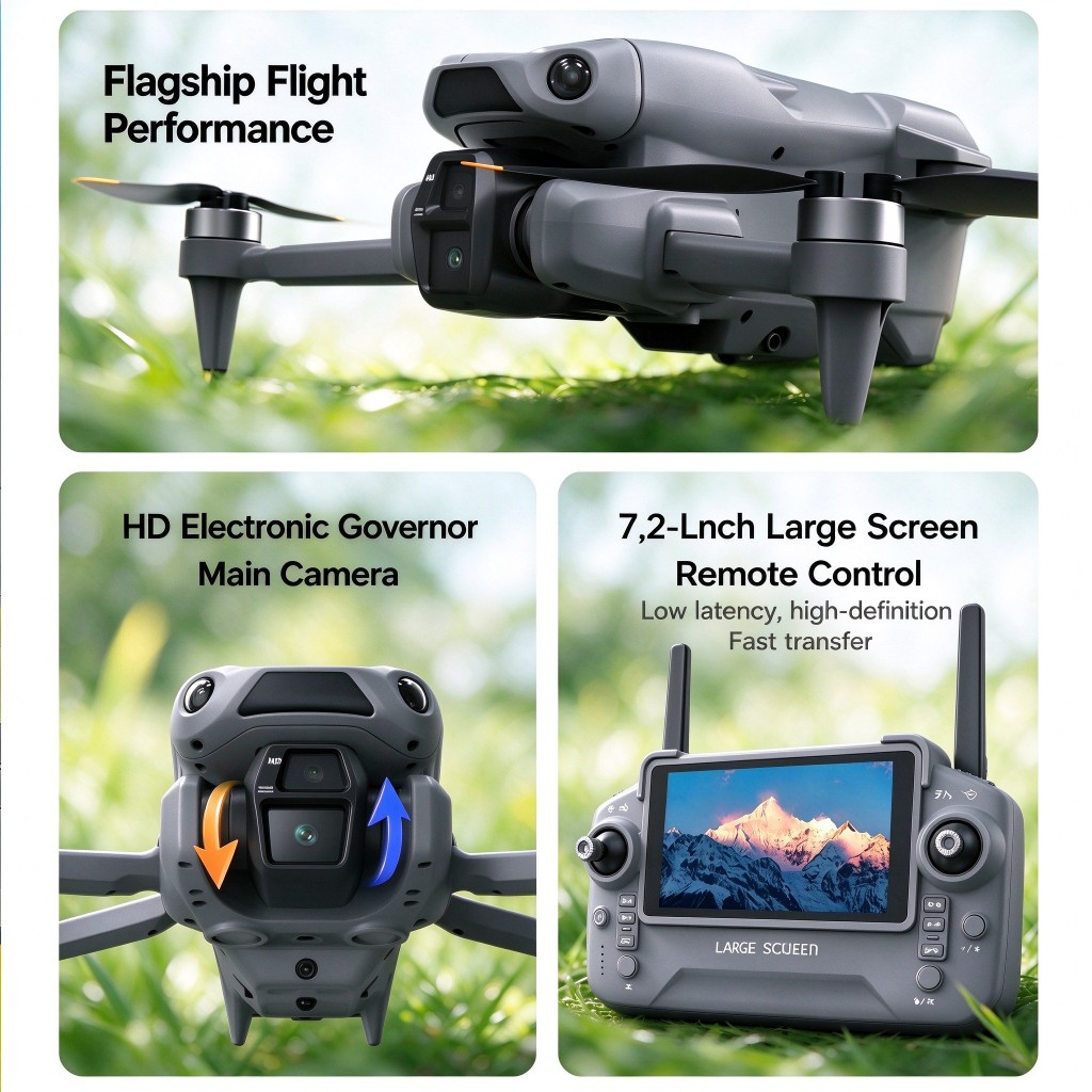 طائرة بدون طيار LF682 MAX GPS  - مراجعة Drone Camera Hd وسعره