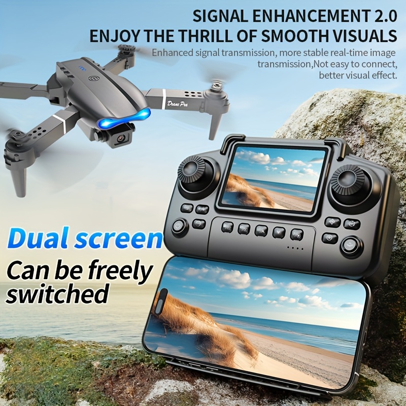 طائرة بدون طيار قابلة للطي E99 - مراجعة Drone Camera Hd وسعره