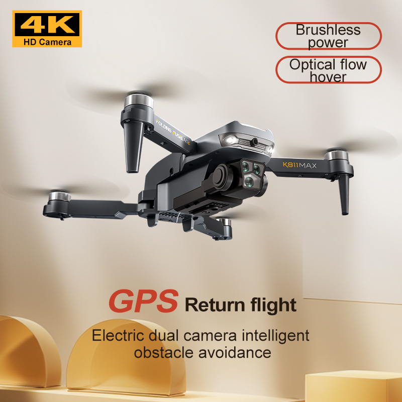طائرة بدون طيار K811MAX بدون ف - مراجعة Drone Camera 4K وسعره