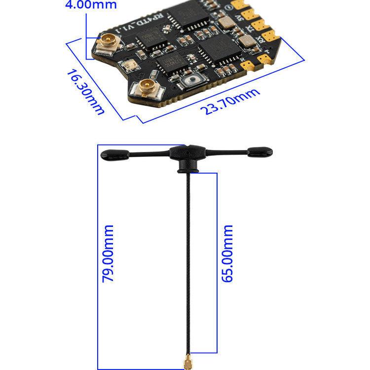 جهاز استقبال RadioMaster RP4TD - مراجعة Drone Camera Thermal وسعره