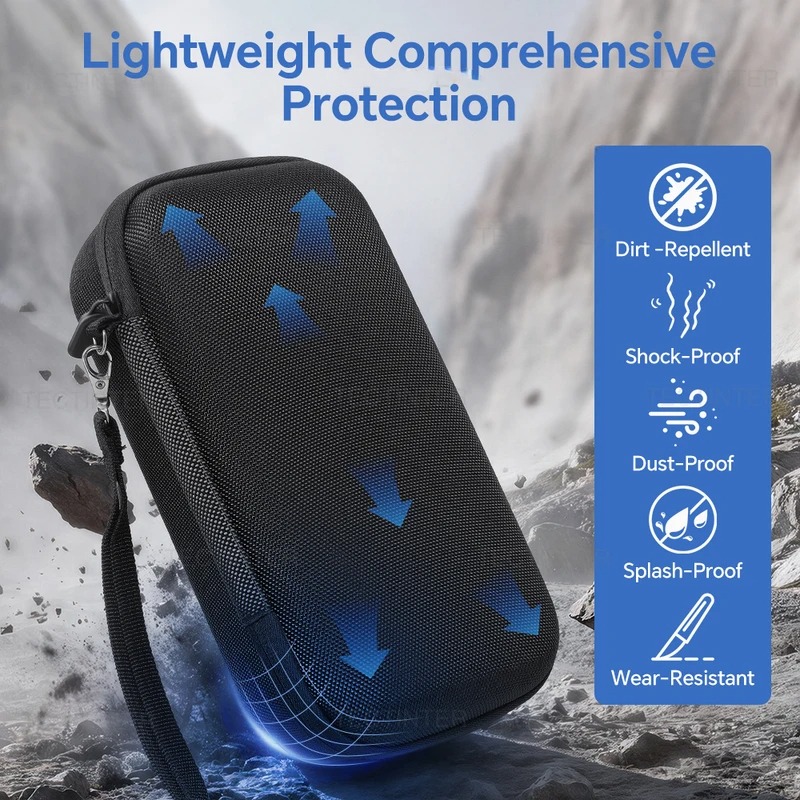 حقيبة حمل صلبة مقاومة للصدمات  - مراجعة Drone Camera Case وسعره